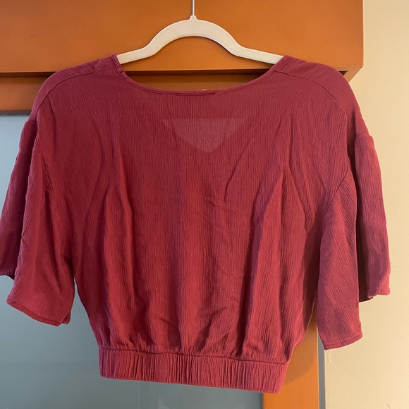 Boutique rust red crop top - Picture 2 of 2